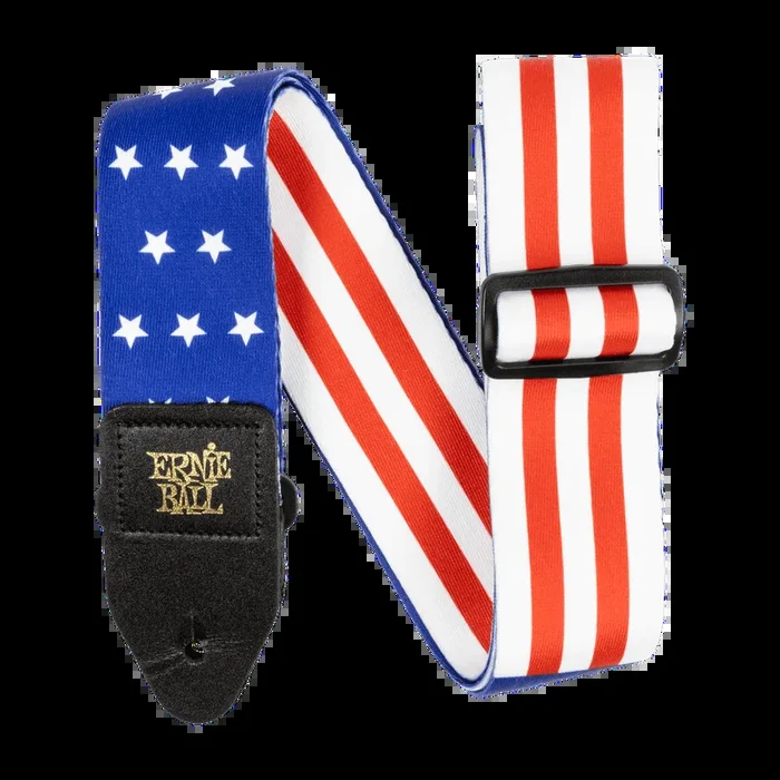 Ernie Ball Premium Guitar Strap/Bass Strap – Stars and Stripes