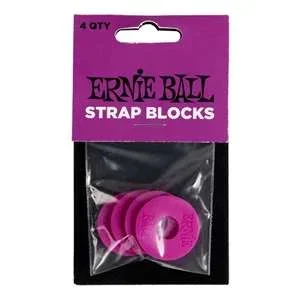 ERNIE BALL STRAP BLOCKS 4PK – PURPLE