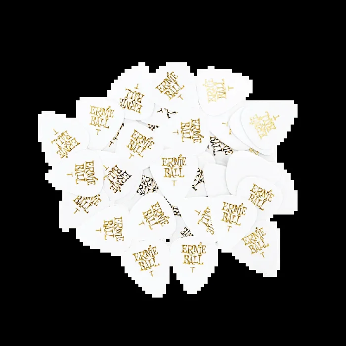 Ernie Ball Thin White Cellulose Picks, bag of 144