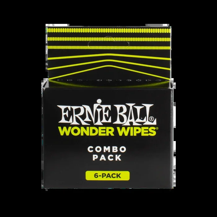 Ernie Ball Wonder Wipes Combo Pack – 6 Pack