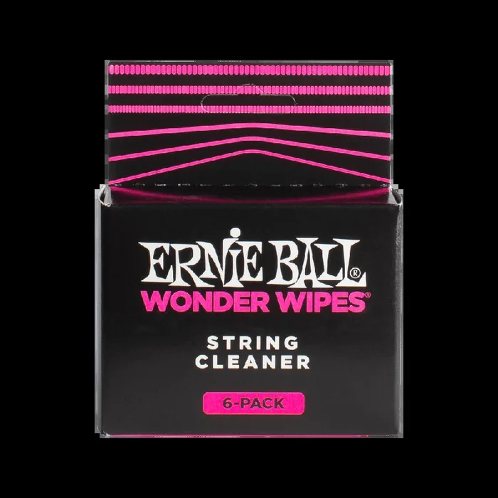 Ernie Ball Wonder Wipes String Cleaner 6 Pack