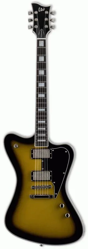 ESP LTD Bill Kelliher Sparrowhawk Vintage Silver Sunburst Electric Guitar