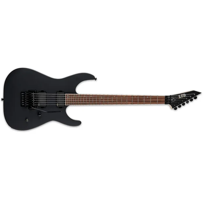 ESP LTD M-400 Electric Guitar Black Satin w/ Floyd Rose & EMGs – LM-400BLKS