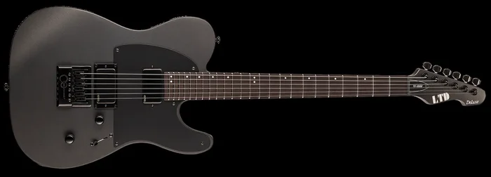 ESP LTD TE-1000 Evertune Electric Guitar Charcoal Metallic Satin