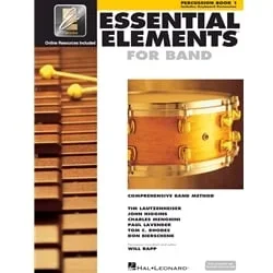 Essential Elements for Band Book 1 with EEi – Percussion