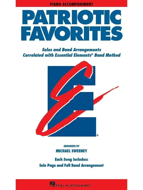 Essential Elements Patriotic Favorites Piano Accomp (Softcover Book)