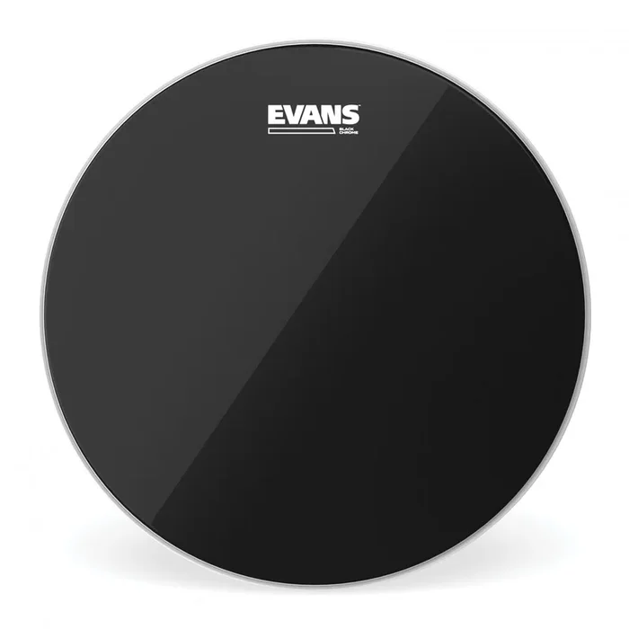 Evans 12″ Black Chrome Clear Drumhead