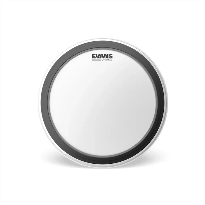 Evans 20″ EMAD UV Coated Bass Drum Head