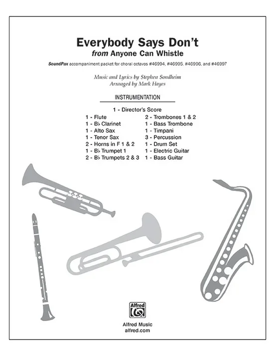 Everybody Says Don’t Soundpax Parts