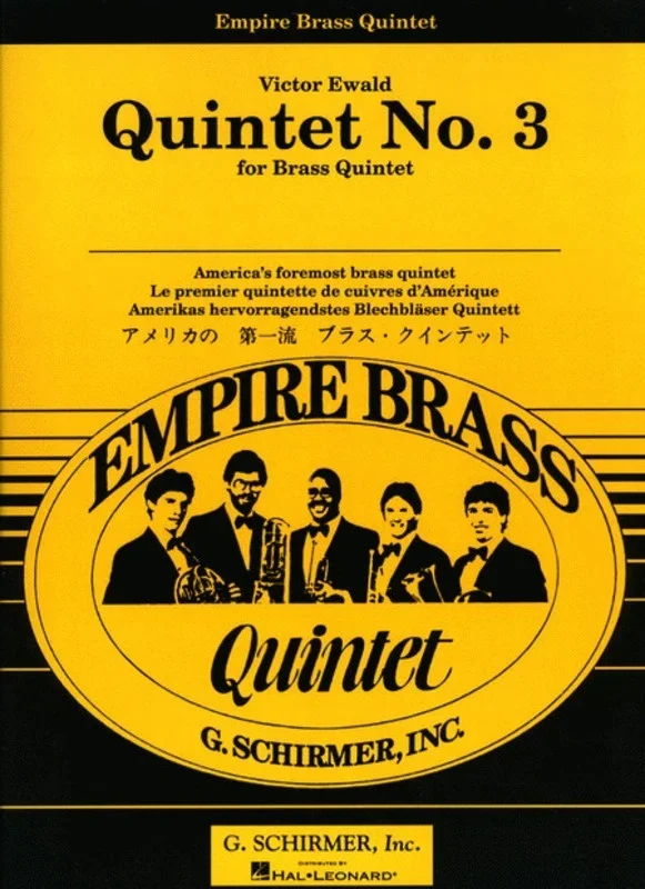 Ewald Brass Quintet N.3 Book