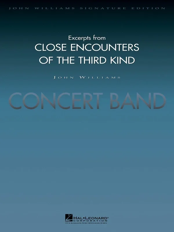 Excerpts Close Encounters Of The Third Kind Score/Parts