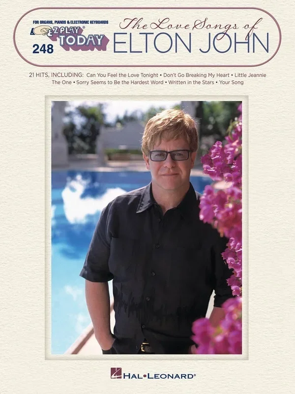 EZ Play 248 Love Songs Of Elton John (Softcover Book)