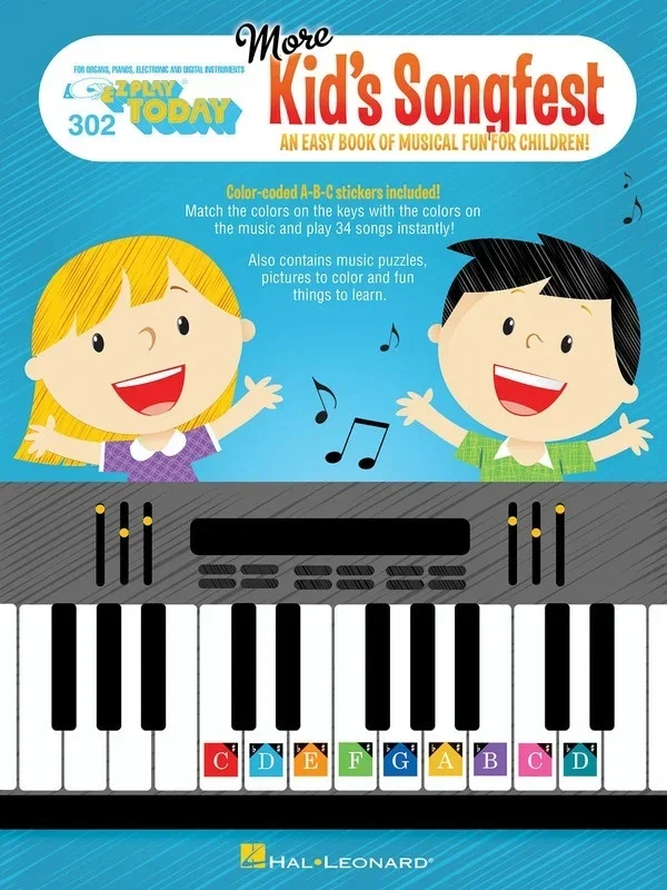 EZ Play 302 More Kids Songfest (Softcover Book)