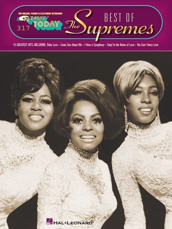 EZ Play 317 Best Of The Supremes (Softcover Book)