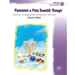Famous and Fun Jewish Songs, Book 4 – Piano