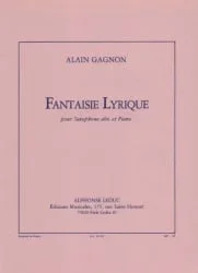 Fantaisie Lyrique, Op. 28 – Alto Sax and Piano