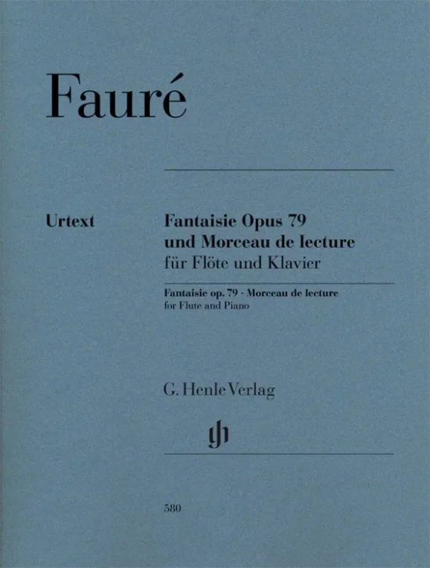 Fantaisie Op 79 And Morceau De Lecture Flute/Piano (Softcover Book)