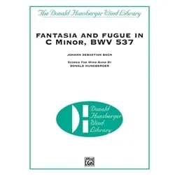 Fantasia and Fugue in C minor, BWV 537 – Wind Band (Full Score)