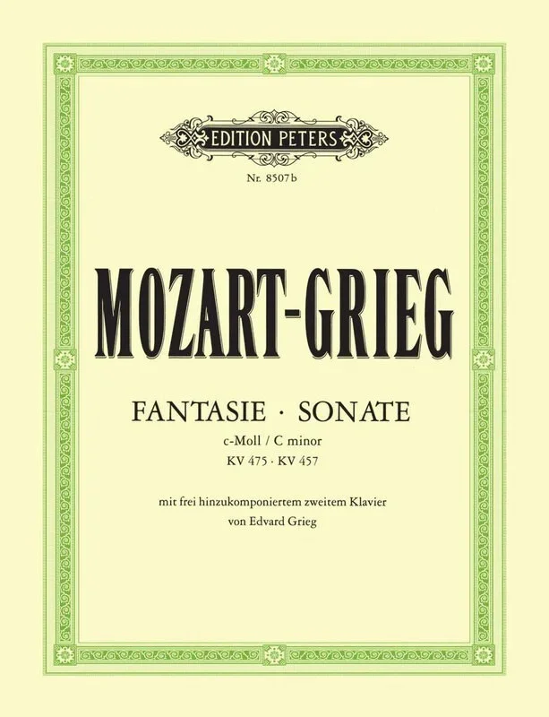 Fantasy And Sonata K 475 And K 457 C Min 2P 4H (Softcover Book)