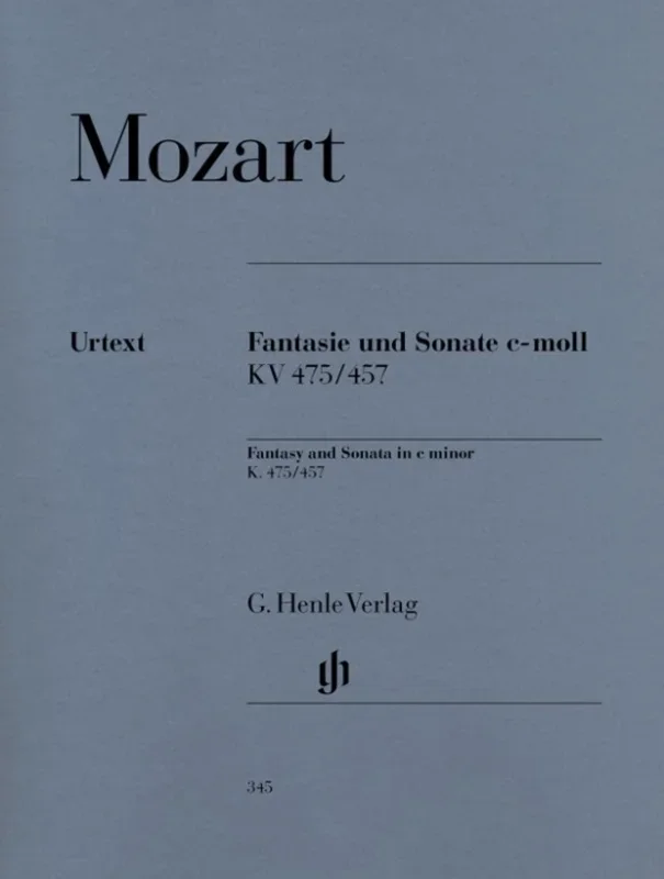 Fantasy And Sonata K 475 And K 457 C Min (Softcover Book)