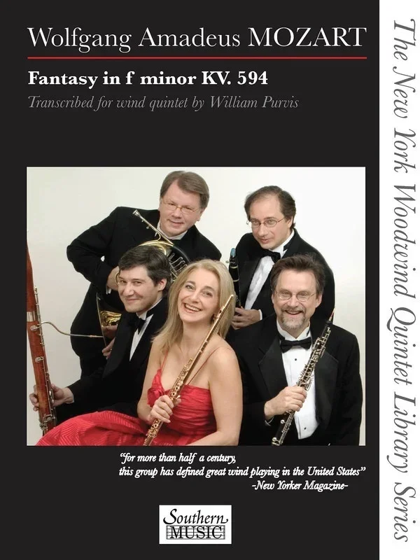 Fantasy In F Minor K 594 Woodwind Quintet (Music Score/Parts)