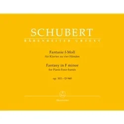 Fantasy in F Minor, Op. 103, D 940 – 1 Piano 4 Hands
