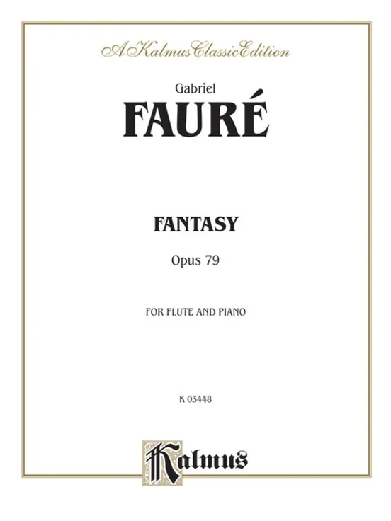 Fantasy Op 79 For Flute And Piano