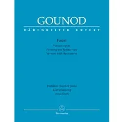 Faust (Version with Recitatives) – Vocal Score (French / German)