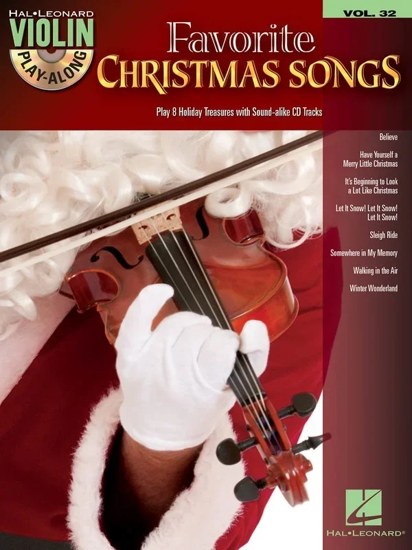 Favorite Christmas Songs Violin Play Along Book/CD (Softcover Book/CD)