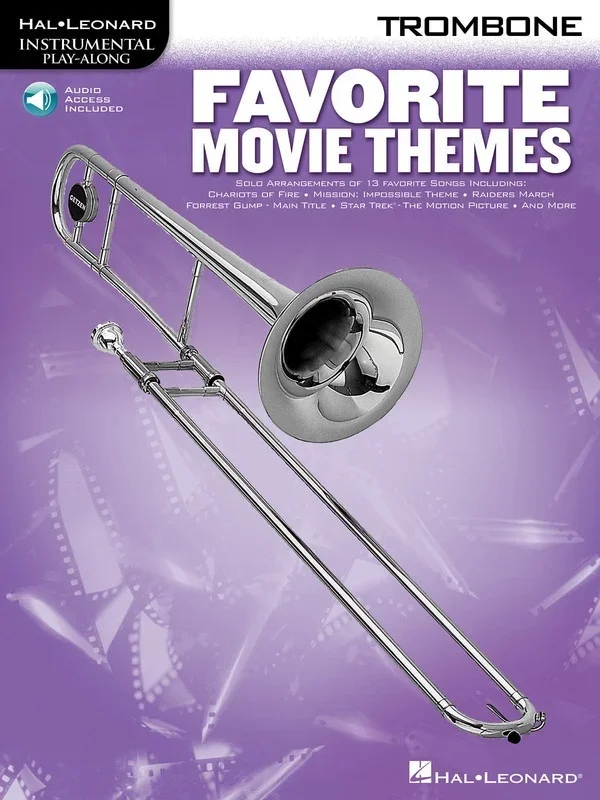 Favorite Movie Themes For Trombone Book/Online Audio (Softcover Book/Online Audio)