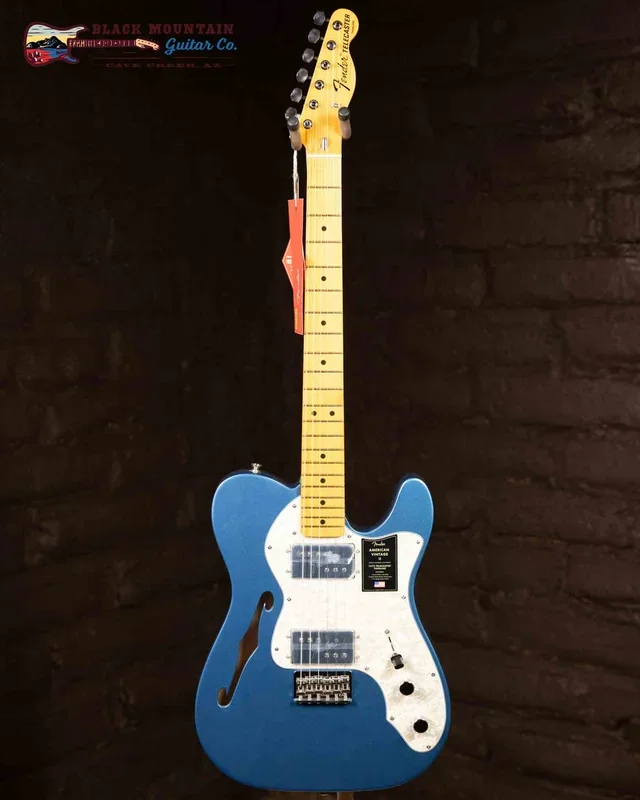 Fender American Vintage II 1972 Telecaster Thinline Lake Placid Blue (New)