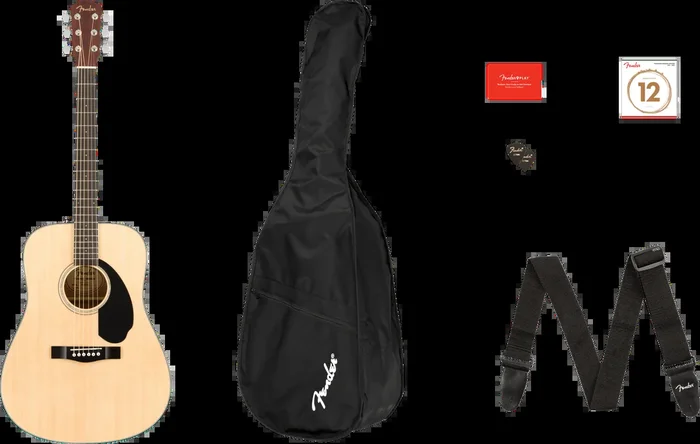 Fender CD-60S Dreadnought Pack V2, Natural