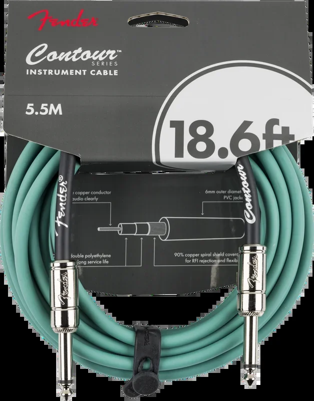 Fender Contour 18.6′ Cable – Sherwood Green