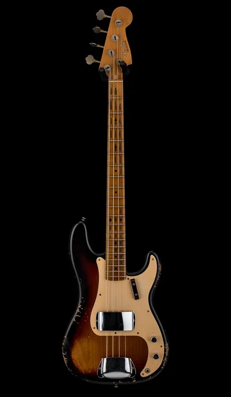Fender Custom Shop Empire 58 Precision Bass Heavy Relic – Faded Aged Antique Burst #87014