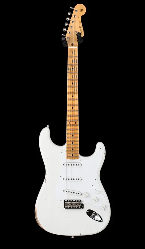 Fender Custom Shop Limited Edition Fat 1954 Stratocaster Relic with Closet Classic Hardware – Aged Arctic White #0171