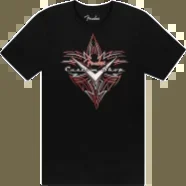 Fender Custom Shop Pinstripe T-Shirt, Black, L
