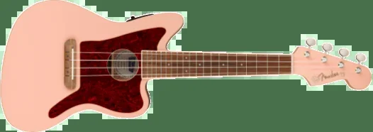 Fender Fullerton Jazzmaster Uke – Shell Pink