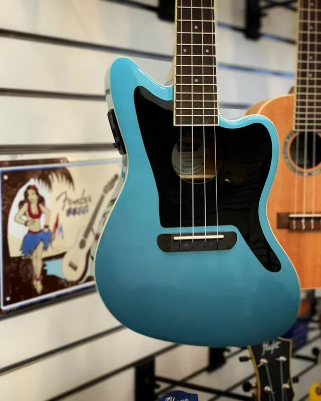 Fender Fullerton Jazzmaster Ukulele, Tidepool