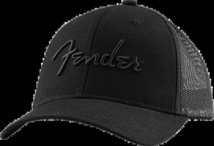 Fender Snap Back Pick Holder Hat, Black