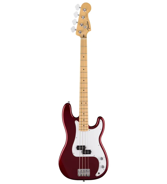 Fender Standard Precision Bass Maple Fretboard White Pickguard Candy Cola