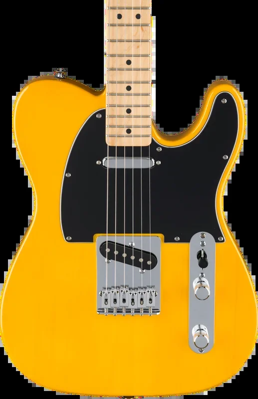 Fender Standard Telecaster®, Maple Fingerboard, Black Pickguard, Butterscotch Blonde