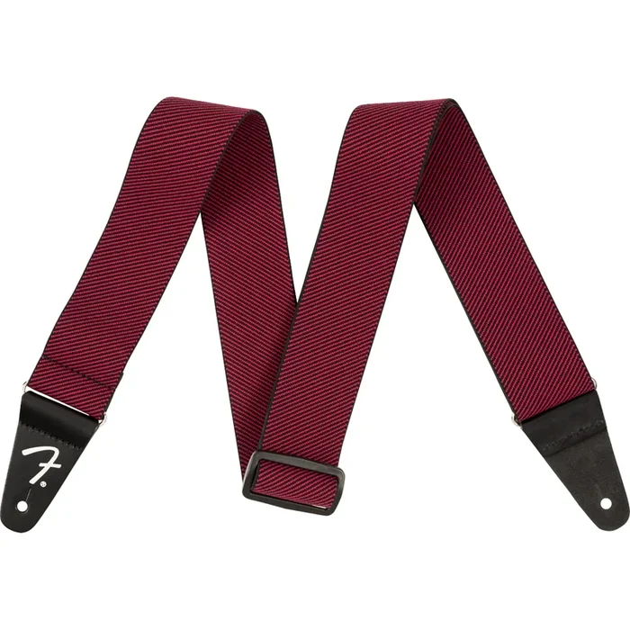Fender Weighless Tweed Guitar Strap, Red