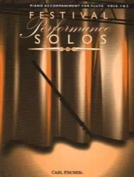 Festival Performance Solos: Flute, Vol. 1 and 2 – Piano Accompaniment