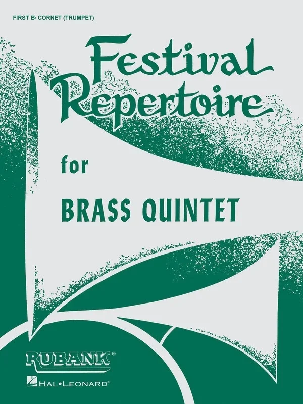 Festival Repertoire For Brass Quintet 1st Trombone (Softcover Book)