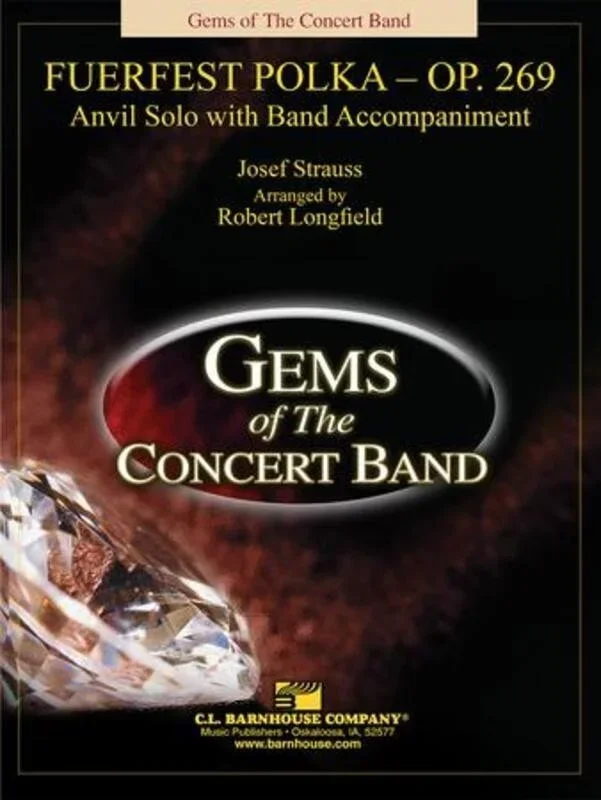 Feuerfest Polka Anvil Solo/Concert Band 3 Score/Parts Book