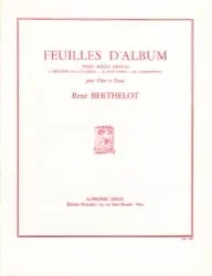 Feuilles d’Album: Trois Pieces Breves – Flute (or Violin) and Piano