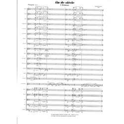 Fin De Siècle – Solo Alto Saxophone and Orchestra