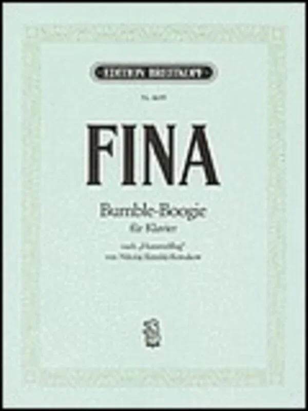 Fina – Bumble Boogie (Softcover Book)