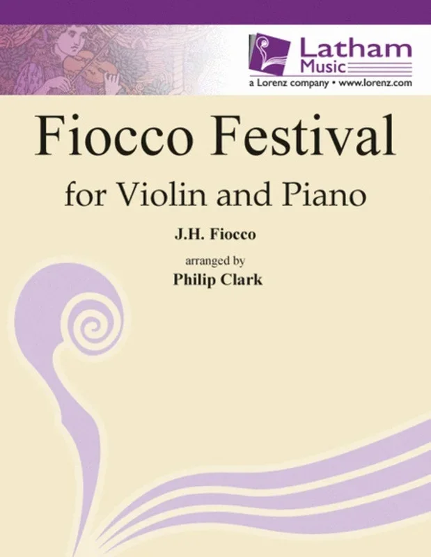 Fiocco Festival Arr Clark Violin/Piano Book