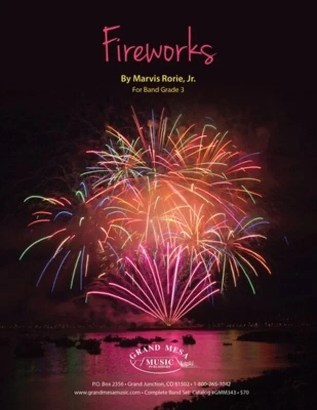 Fireworks Concert Band 3 Score Only (Music Score) Book